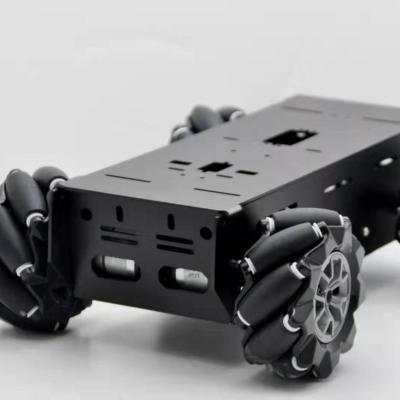 China 4WD Programming 2 Layer Smart Robot Car Chassis Kit With Speed ​​Encoder Battery Box For Kids Teens DIY for sale