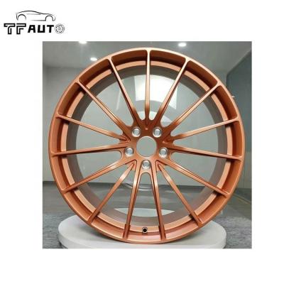 China Passanger 1 Piece Car Forged Wheels Custom 20 21 22 24 Inch Chrome Forged Alloy Car Wheel for sale