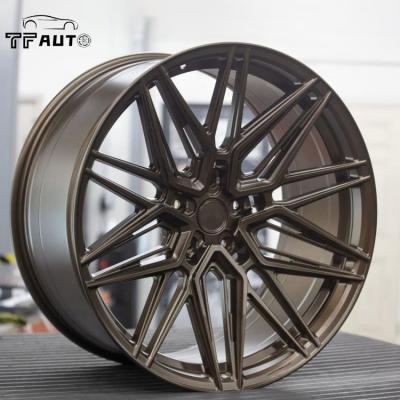 China Touring Car HF 7 Bronze Black Bronze Race Car Replica Forged To Alloy 18 Inch Supplier Rims Aluminum Custom Wheels Forged for sale