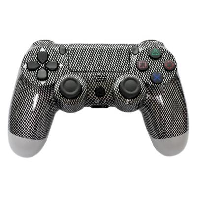 China With Black And White Pattern Wireless Gamepad Handbreak Grid Blue Tooth Game Controller For PS4/PS3/PC for sale