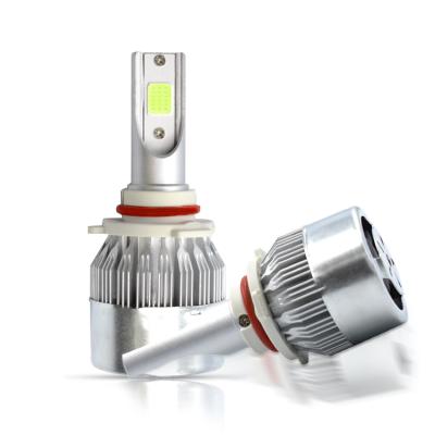 China C6 36W 9006 High Power Aluminum Led Headlight Ice Blue Headlight Accents Headlight Bulb For Automobile for sale