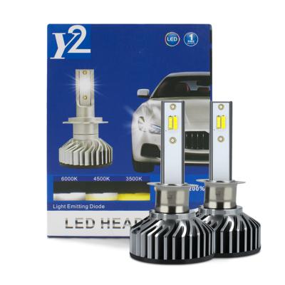 China Auto Led Car LED 8000lm LED Auto Headlight Super Bright Bulb F2 H3 LED Headlamp Auto Headlamp for sale