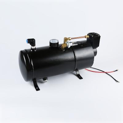 China Steel 12V Air Compressor With Tank Air Horn for sale