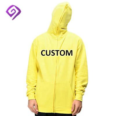 China OEM Manufacturer High Quality Trendy Zipper Custom Zipup Logo Blank Streetwear Sublimated Heavyweight Face Anti-wrinkle Full Zip Hoodies for sale