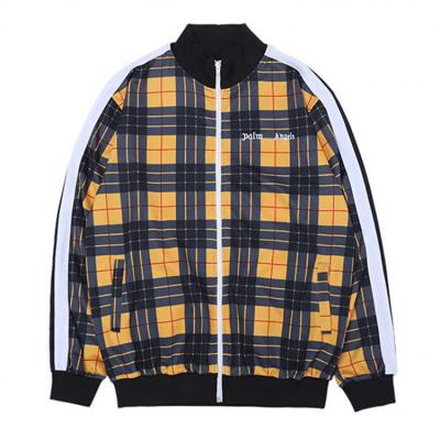 China OEM New Fashion Autumn Plaid Track Jacket Waterproof Custom Men for sale