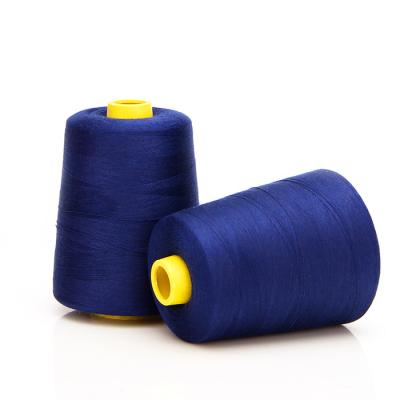 중국 High Tenacity Tex 60 Tex 90 Tex 105 Industrial Poly Polyester Cotton Sewing Thread Suppliers Perma 100 Core Manufacturers For Jeans 판매용