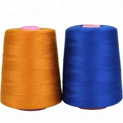 China High Tenacity Tex 60 90 120 Two Bird Poly Cotton Heavy Duty Thick Yarn 5000 Yards for sale