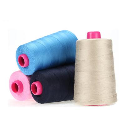 China 30/4 30/3 Abrasion-Resistant UV Resistance Polyester Waterproof Yarn For Tent Waterproof Repellent Fabric for sale