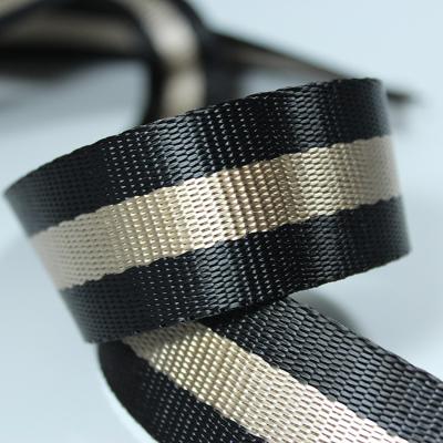 China 38mm 50mm 22mm Nylon Webbing Strap Viable Strap Belt For Bag Luggage for sale