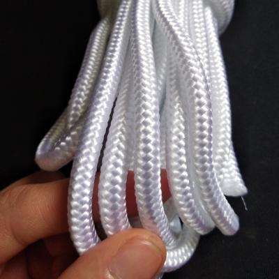 China Bag handles 4mm 5mm 8mm high quality 6mm round nylon polyester braided rope for sale