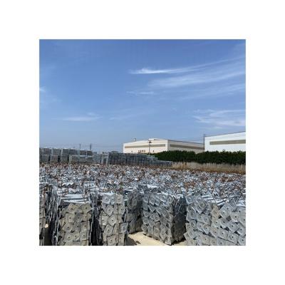 China Industrial Scaffoldings Frame Steel Column System Galvanized Scaffolding For Skyscrapers for sale