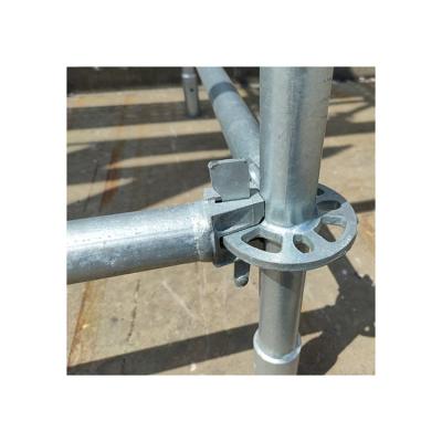 China Industrial Sturdy Prop Scaffolding Straight Hot Dipped Galvanized Steel Ringlock Scaffolding for sale