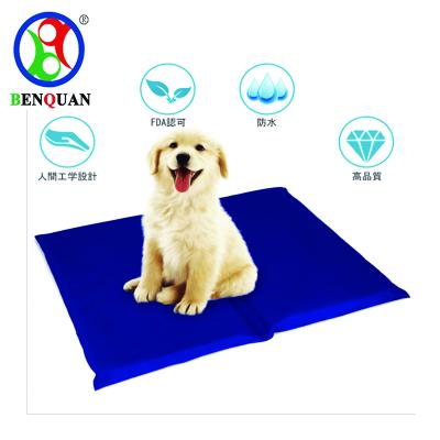 China New Design Travel Pet Ice Cream Gel Mat Cooling Pad For Pet for sale