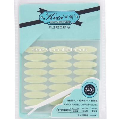 China Newest design safety and makeup tool wholesale factory price 2020 invisible double eyelid tape stickers to promote beauty for sale