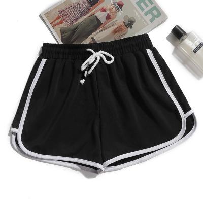 China Women's Breathable Summer Casual Solid Three-Point Pants Fashions Yoga Beach Wide-Leg Sports Hot Shorts for sale