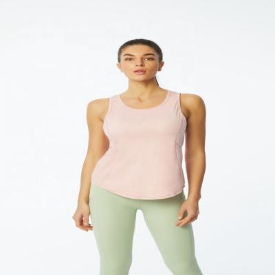 China New Fashion Women Breathable Nylon Spandex Compression Sport Fitness Colorful Yoga Tops for sale