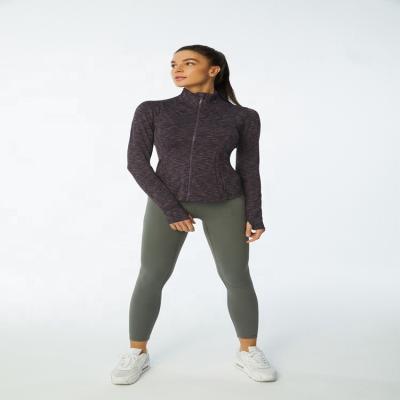 China Wholesale Breathable Breathable Ladies Yoga Jackets RTS Support Gym Yoga Wear Tracksuits for sale