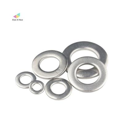 China Factory M5 M6 M8 M10 XiaoXiNuo Galvanized Plain Gasket 304 316 DIN125 Stainless Steel Flat Plate Round Gasket for sale