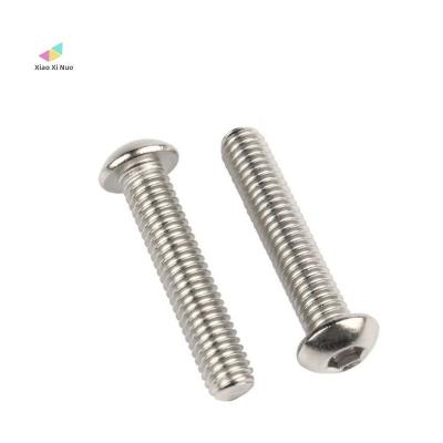 China XiaoXiNuo Factory 7380 M5 M6 Machine 304 Stainless Steel Hex Round Allen Round Button Head Screws Metric Socket for sale