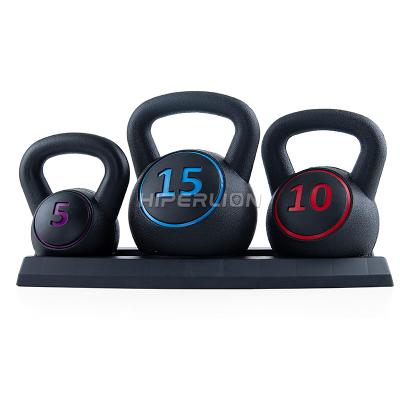 China 3pc Universal Making Set Wholesale Fillable Kettle Bell Cement Book Weighs Custom Logo Kettlebell for sale