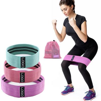 China Home\Gym\Logo Elastic Yoga Exercise Booty Hip Cloth Resistance Bands Set Non Slip Fitness Custom Pink Gym Workout Sports Performance Resistance Bands for sale