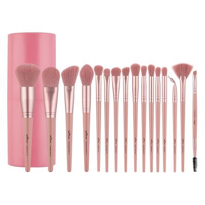 China Luxury Private Label Makeup Brush Holder Ladies Makeup Tools 16pcs Eye Brushes Makeup Brush Sets for sale