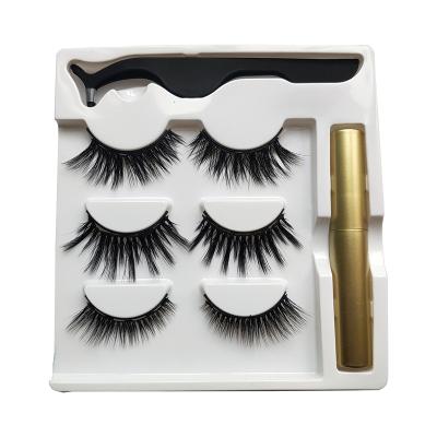 China Thick Premium Synthetic False Eyelashes Natural Volume Eyelashes Wholesale Manufacturer for sale