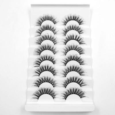 China Factory wholesale price 18mm thick natural looking 3d eyelashes with customize own brand eyelashes box for sale