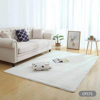 China Factory Supply Washable Mat Carpets Plush Fluffy Carpet Polypropylene Custom Made Non-Slip Area Rugs For Living Room for sale