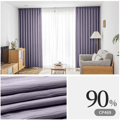 China Wholesale Modern Luxury Customized Anti-pilling Blackout Window Curtain Blackout Curtain Thermal 95% Size Solid Fabric For Hotel for sale