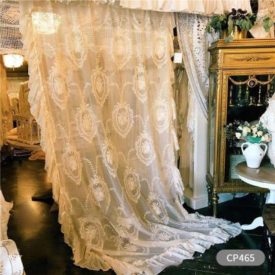 China China Party Anti-pilling Tulle Sheer Sheer Knitted Curtains In Window Luxury Wholesale Sheer Kitchen Living Room Curtains Supplier for sale