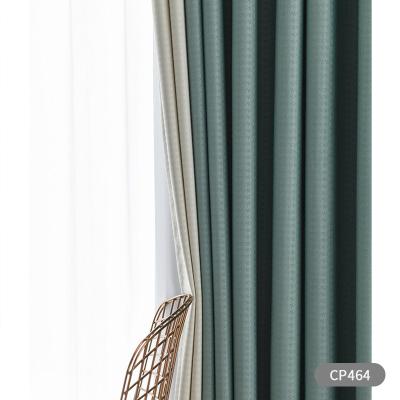 China China Supplier High Precision Blackout Blackout Fabric Custom Made Living Room Double Sided Elegant Bedroom Anti-pilling Window Curtains for sale