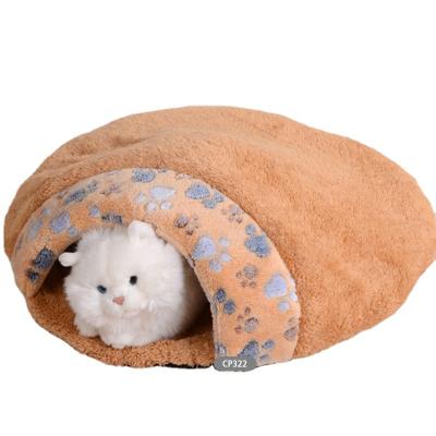 China soft plastic shaft & Soft Sofa Cat House Cave Sleeping Bag Cute Pet Tip Puppy Cave Sleeping Cave Kennel Bed Warm Pet Winter Hard Plastic Foldable Closed Nest Kennel for sale