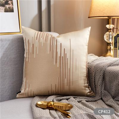 China Anti-pilling Home Decor Office SOFA Upholstery Cushion Cover Gold Foil Cushion Cover Pillow Covers For Sofa Car Sofa Pillow Blankets for sale