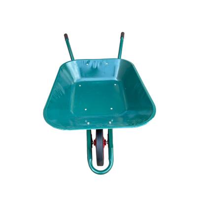 China Costruction Wheelbarrow Garden Used Wheel Barrow Wb6502 130Kgs Purple PU And Solid Wheel Garden Wheelbarrow for sale