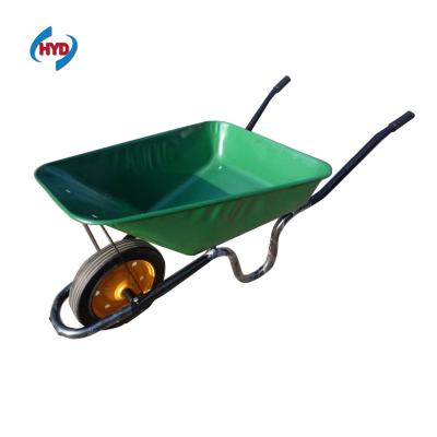 China Plastic Wheel Barrow Garden Tool South Africa Model WB3800 Handle Iron Frame Barrow for sale