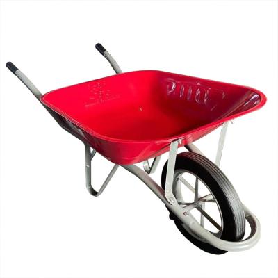 China Hot sale WB6400 FRANCE MODEL metal wheel borrow garden power construction wheelbarrow wheels for sale for sale