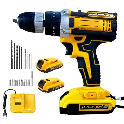 China Good quality Li-ion rechargeable battery power tools hand drill machine electric cordless drill power drills ZH-Z01 for sale