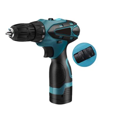 China Hot Selling Professional Electric Impact Cordless Drill With One Battery Household Lithium Power Tool Kit Mini Machine ZH-D02 for sale