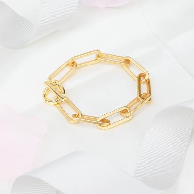 China New Collection Environmental Friendly Geometric Chain Tuck Bracelet Fashion Jewelry for sale