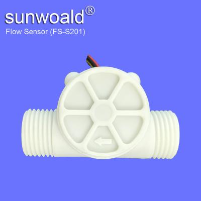 China » Magnetic Male-Male G1/2 Hall Water Flow Sensor Sunwoald For Water Heater Water Dispenser YF-S201 for sale