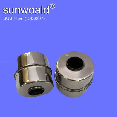 China Widely used on the level sensor. Sunwoald OD25mm Stainless Steel Magnetic Float Ball Cavity for Float Switch in Boiler Water/Oil Tank for sale