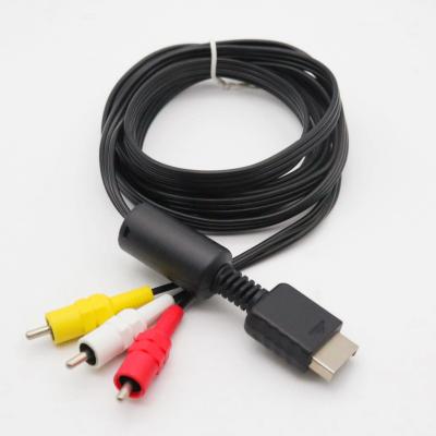 China High Quality Advance 2.5M Smart Video Game Player RCA TV 3 Player Console PS3 AV Cable Games For PS2 AV Video Cable for sale