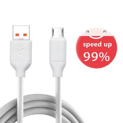 China 3A Current Fast Transmit Liquid Glue 5V 3A USB Micro USB Cable Soft Micro Cable For Mobile Phone 2m Charging Cable Micro USB for sale