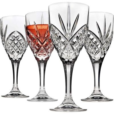 China 10oz Crystal Stemmed Red Glass Wine or White Wine Glass Collectible Tumbler to Enhance Any Wedding Decor Unique Gift for sale