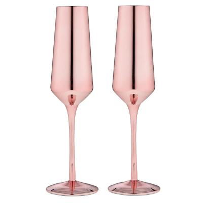 China Europe Customized Gold Plated Champagne Glasses for Fancy, Unique and Cool Portable Travel, Camping and Pool Win - Metal for sale