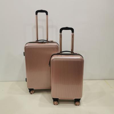 China Lightweight Hard Shell Suitcase 3 Piece 20/24/28 Inch ABS 4 PC 4 Wheel Spinner Suitcase Set Luggage for sale