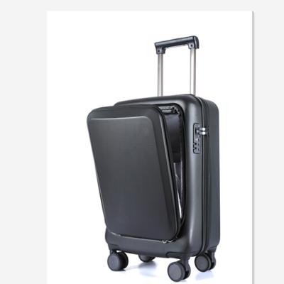 China Hot Selling Unisex Business Travel ABS Trolley Suitcase Luggage Suitcase Luggage With Front Pocket For Men for sale