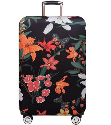 China Cute Spandex Luggage Cover For Travel HoJax Suitcase Bag Protective Cover Fit 21-32 Inch Luggage for sale