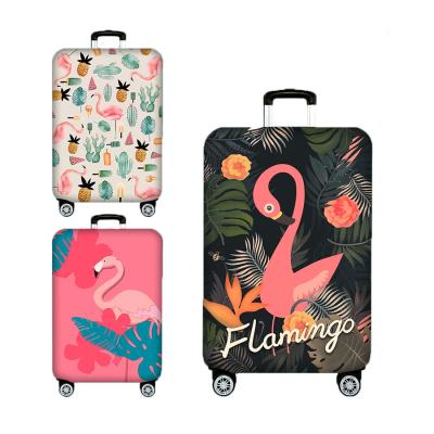 China Cute Elastic Travel Suitcase Protector 19 Inch - 32 Inch Dust Proof Luggage Cover for sale